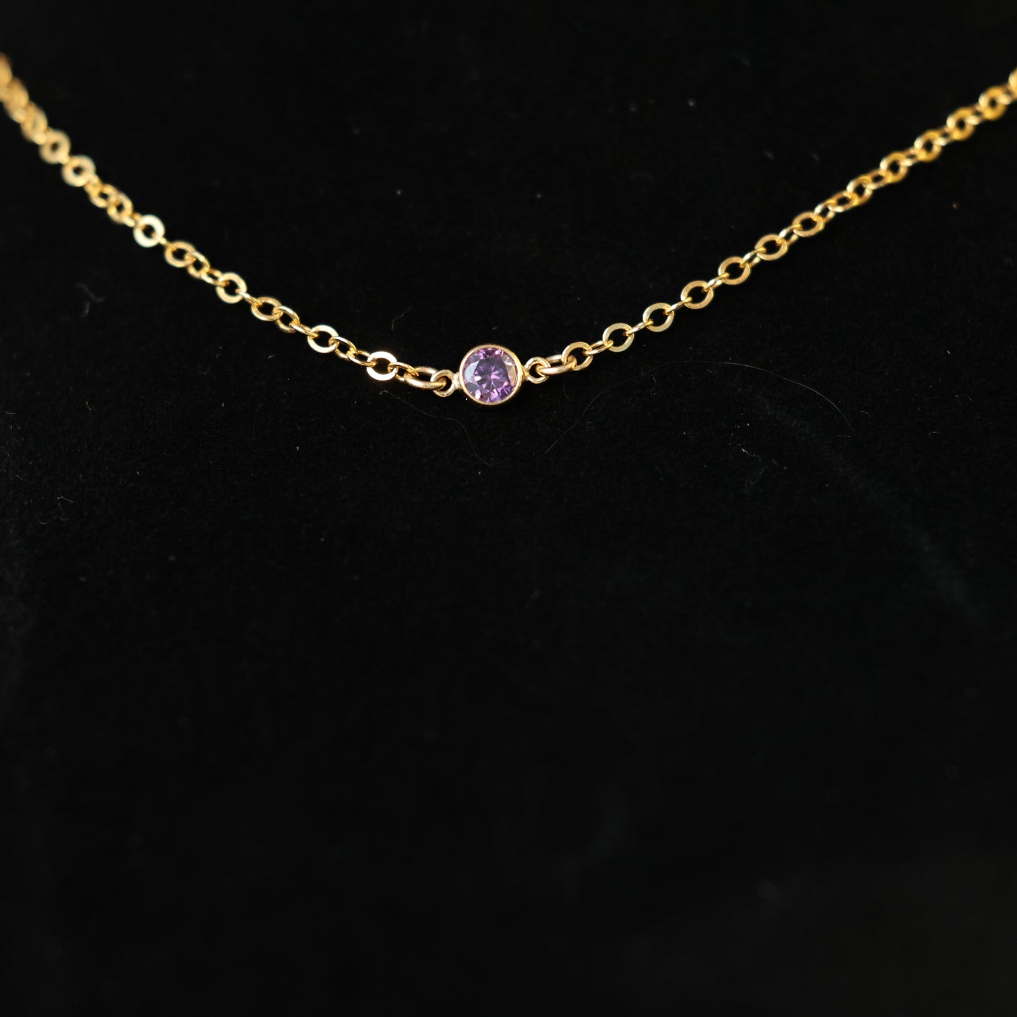 The Gold Birthstone Bracelet February
