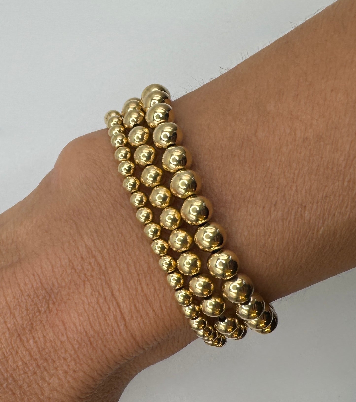 The Gold Stackable Bracelet 4mm