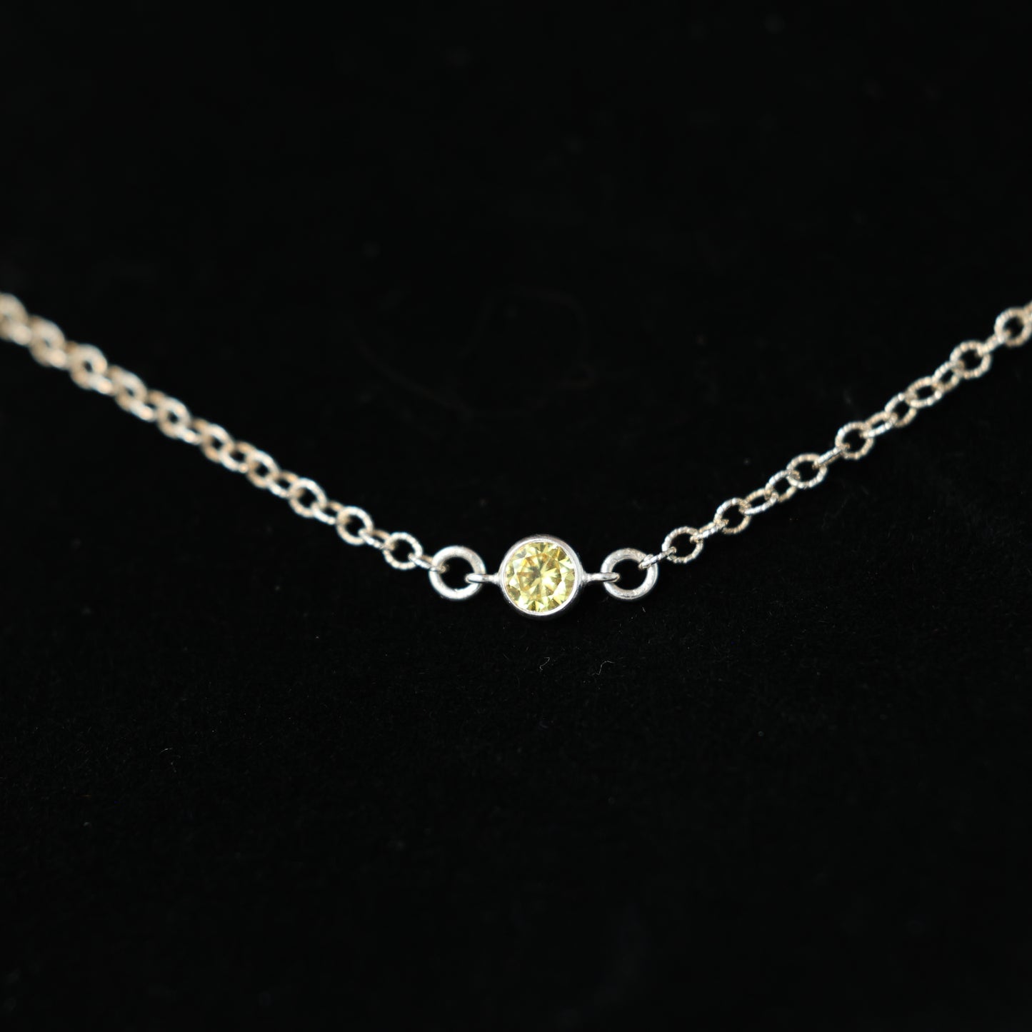 The Silver Birthstone Bracelet November