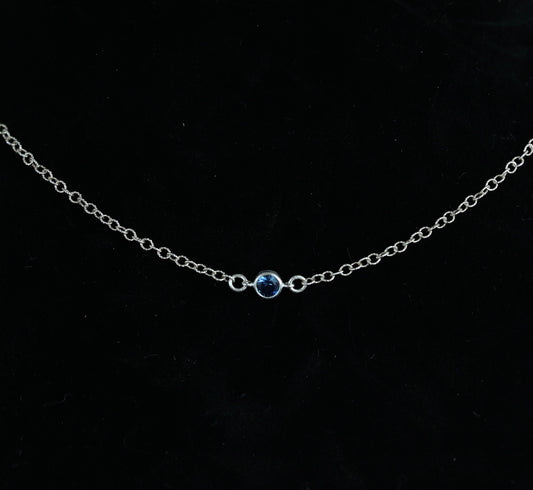 The Silver Birthstone Bracelet December