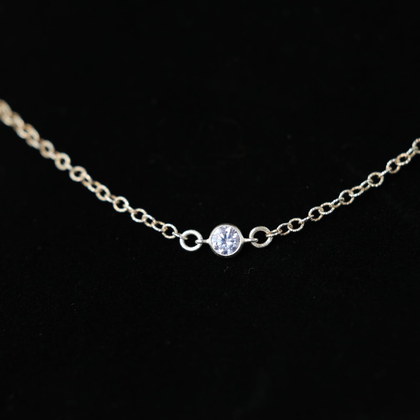 The Silver Birthstone Bracelet February