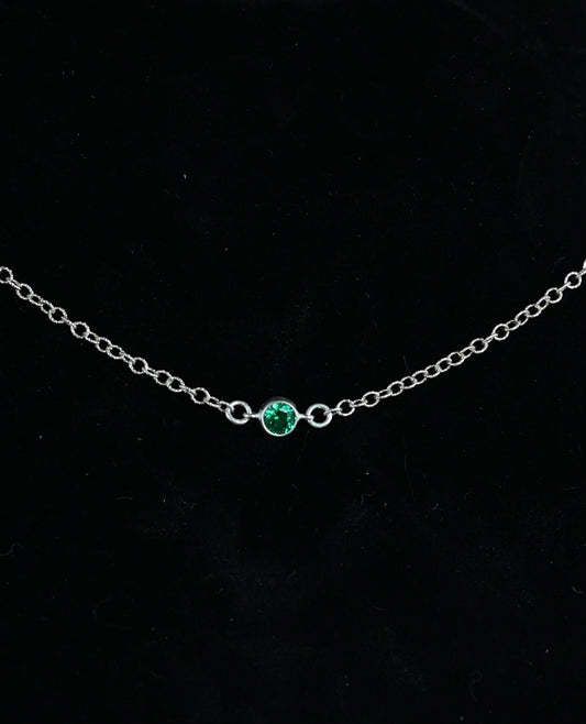 The Silver Birthstone Bracelet May