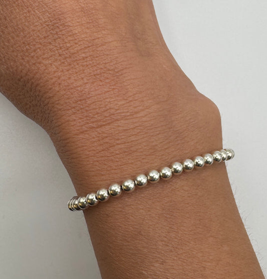 The Silver Stackable Bracelet 4mm
