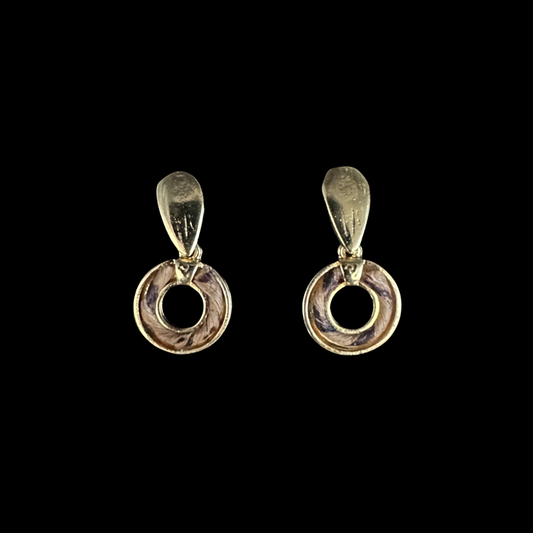 The Single Round Earrings