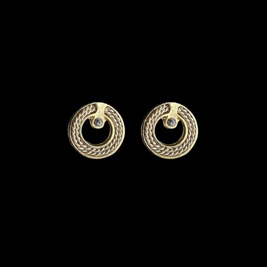 The Dot in a Circle Earrings