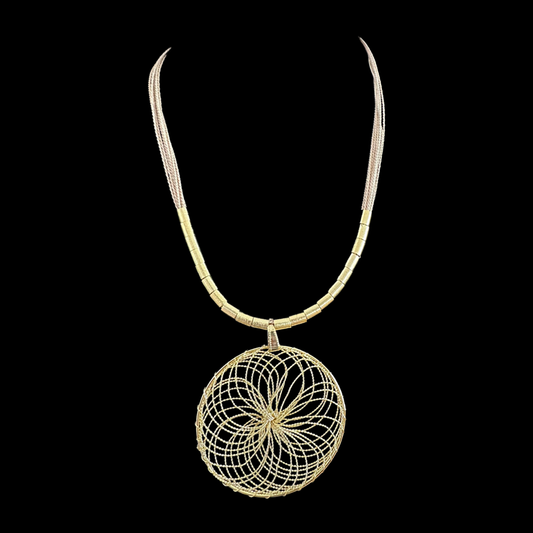 The Metal Spiral Necklace