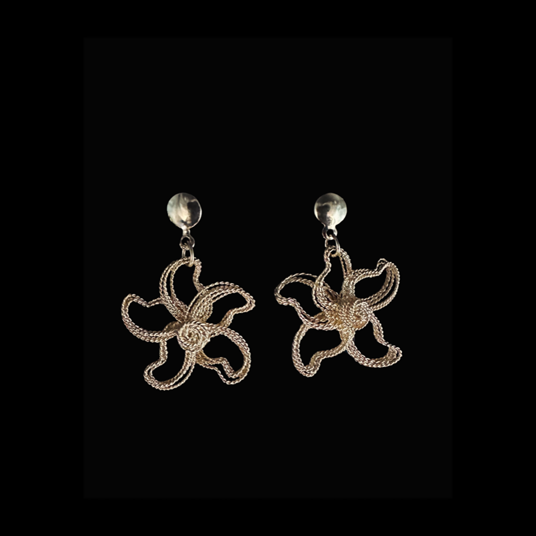 The Metal Starfish Earrings