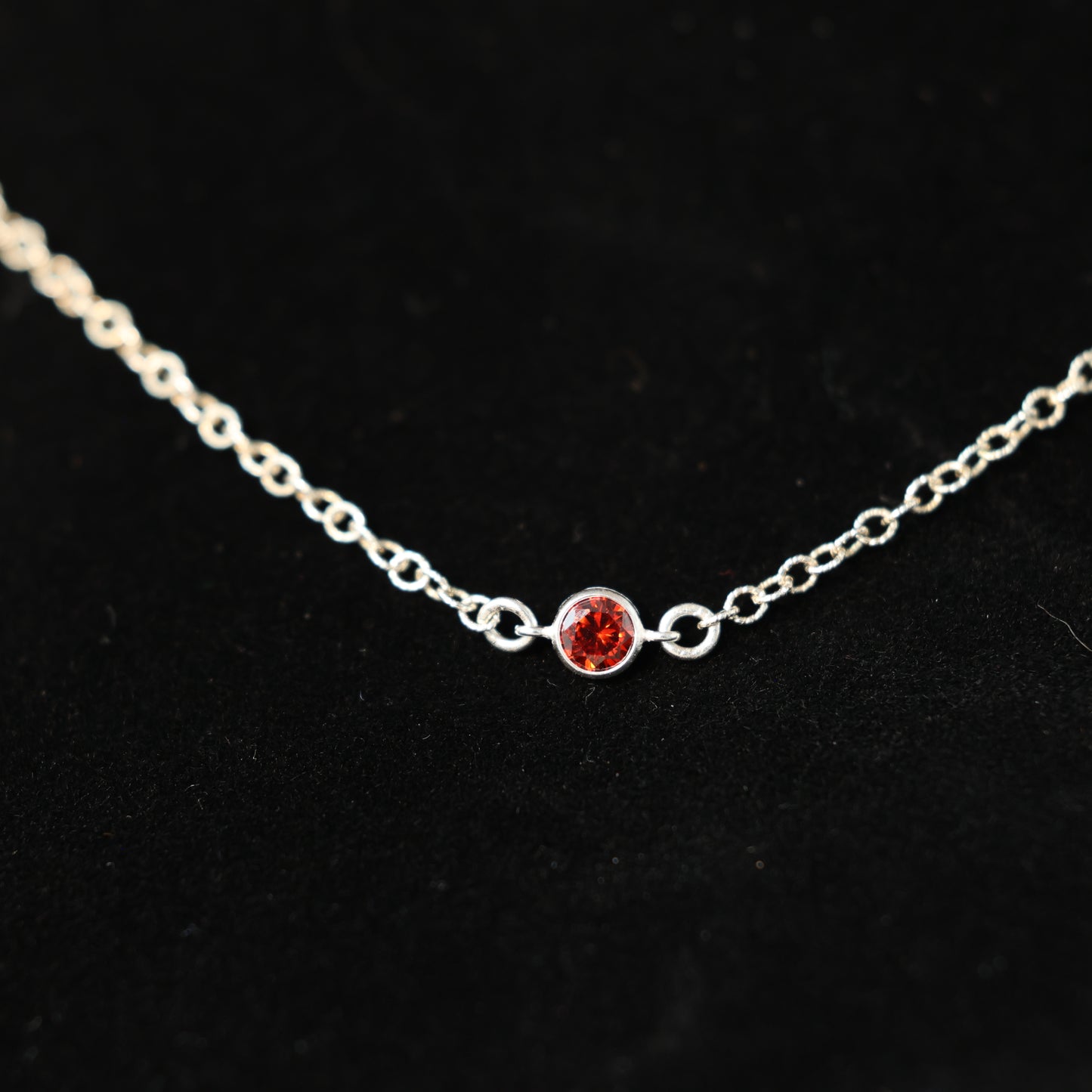 The Silver Birthstone Bracelet July