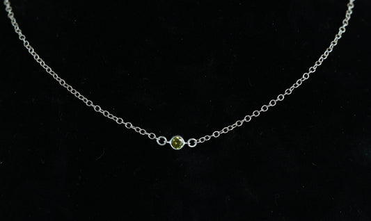 The Silver Birthstone Bracelet August