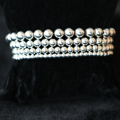 The Silver Stackable Bracelet 4mm