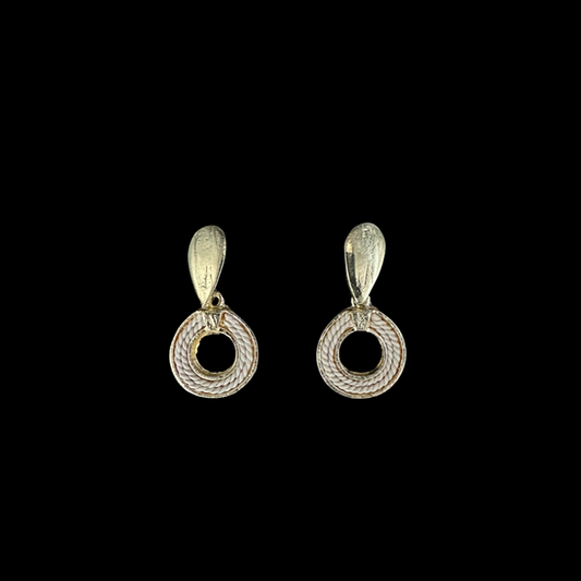 The Single Round Earrings